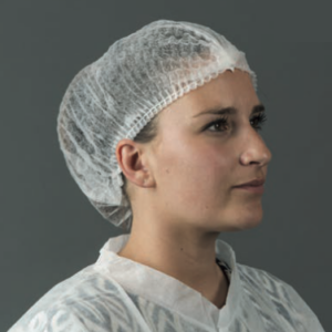 Non-woven haarnet clip