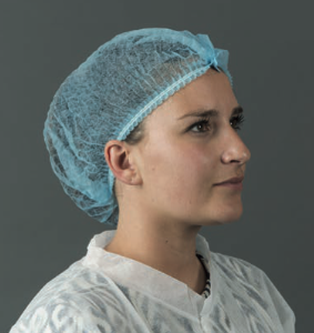 Non-woven haarnet clip